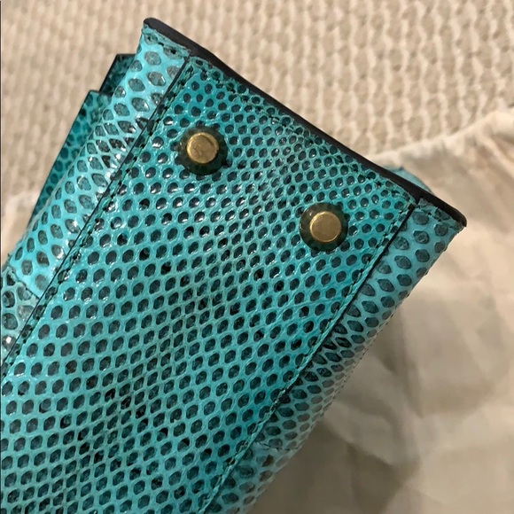 Gerard Darel Simone Python Small Handbag - Picture 3 of 7